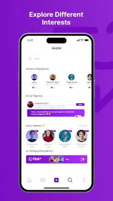 Flink - Chat & Socialize android App screenshot 3